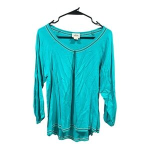 Ariat Turquoise Women's Blouse